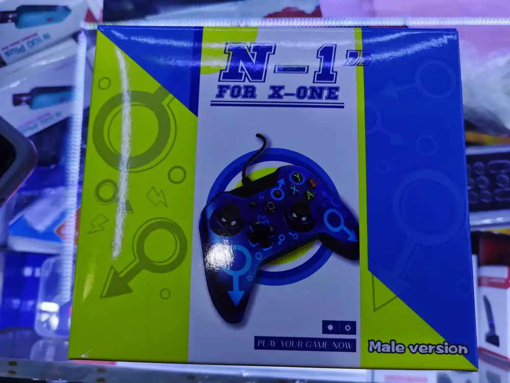 Цветная коробка OEM высококачественный проводной контроллер для игровая