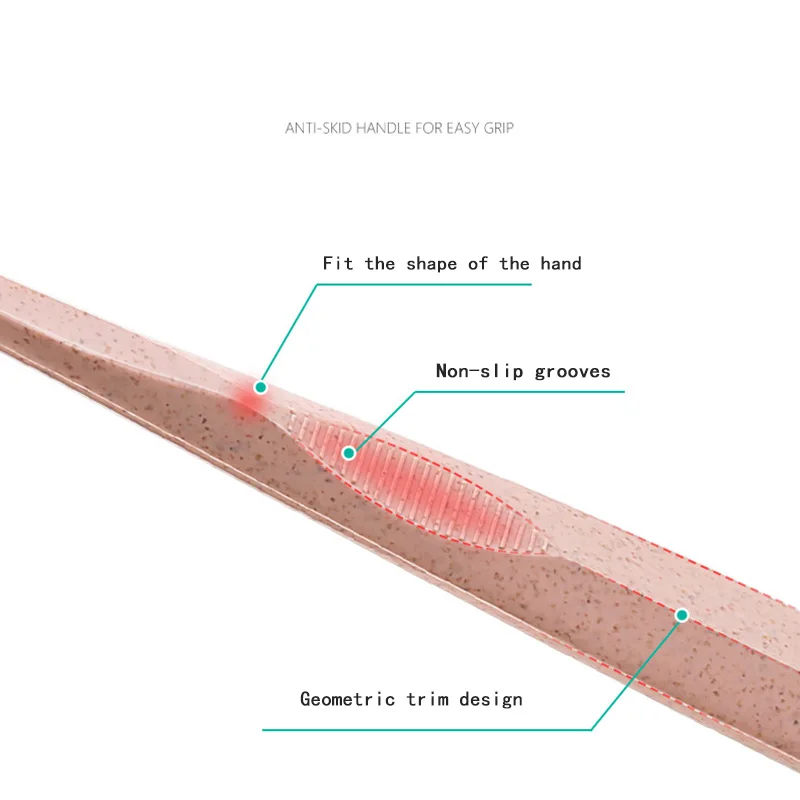 Новый 3 шт. Экологичная пшеничная соломенная зубная щетка для чистки зубов мягкий