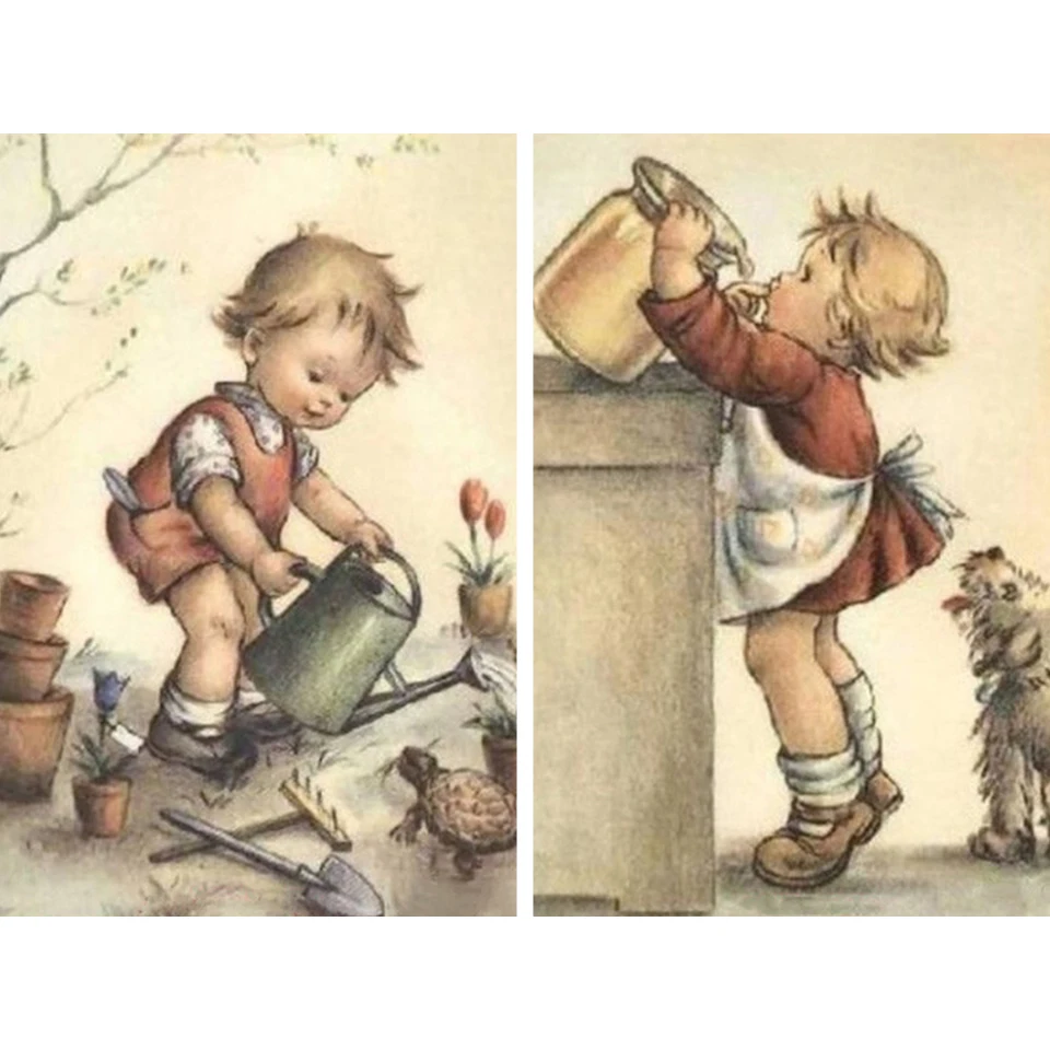 

5D DIY алмазная живопись портрет дети вышивка крестиком полная квадратная вышивка Мозаика Искусство Картина Стразы Рождественский подарок