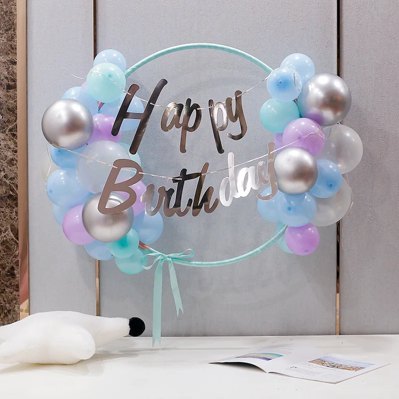 58/78 см круглый пластиковый шар кольцо гирлянда круг обруч Свадьба Арка детский