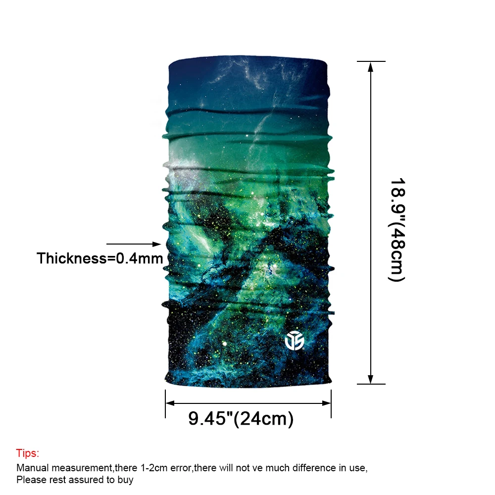 Бесшовная мотоциклетная полумаска с объемным рисунком накидка на шею гетры