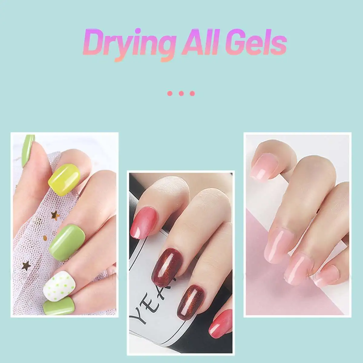 

36LED UV LED Nail Art Dryer Lamp 10/30/60/99s Smart Timer Infrared Sensor Nail Gel Drying Lamp Polishing Machine Nail Art Tools