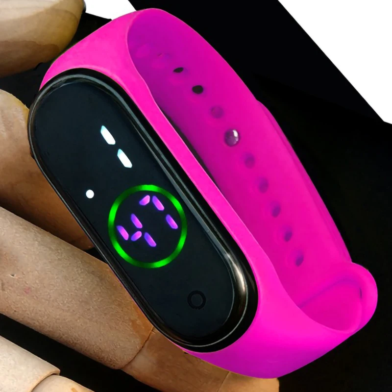 

Boy Watch Girl Creative Color Display Silicone Strap LED Sports Waterproof Watch Children Watch Children Digital Clock Gift