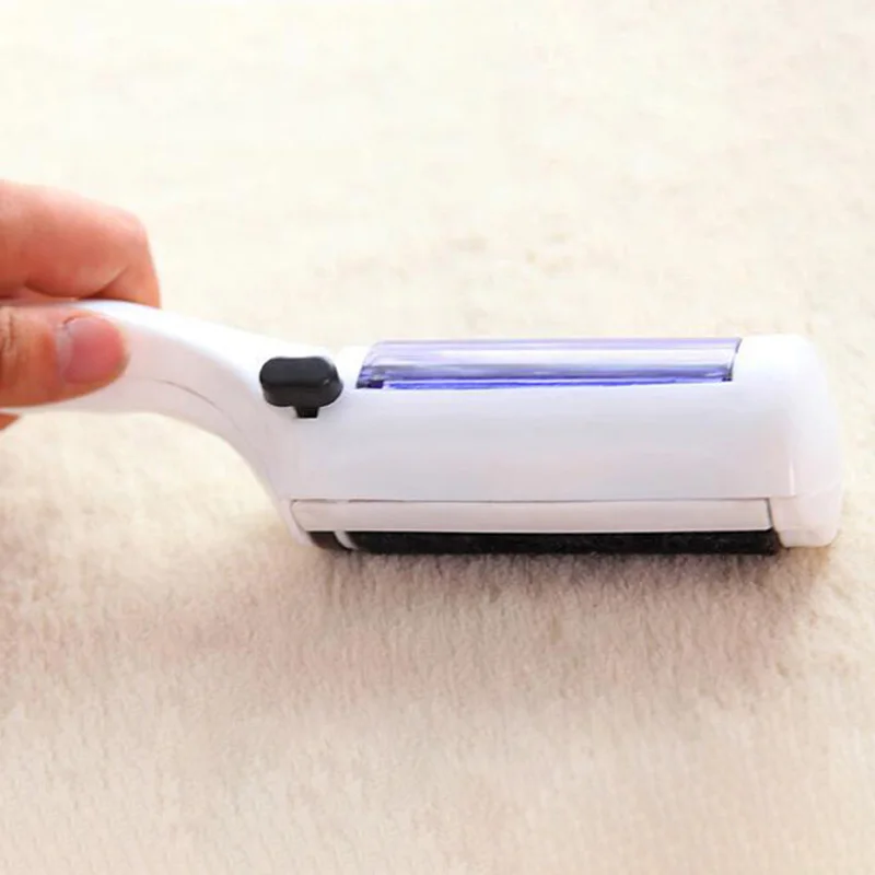 

1Pc Electrostatic Dust Brush Sticky Hair Pet Fluff Fabric Woolen Coat Remover Folding Scrub Brush Household Cleaning Tools