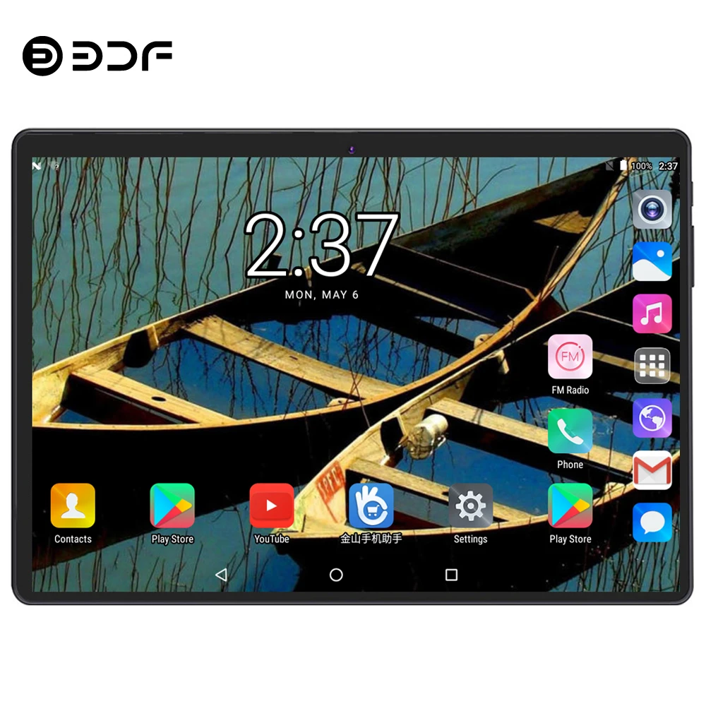 BDF планшеты 10 дюймов планшетный ПК 4 ГБ/64 Гб 4G LTE планшет Android 7,0 Восьмиядерный 1280*800 ips WiFi планшет на Android c Bluetooth 10,1