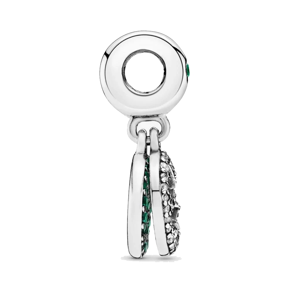 Новая Оригинальная серебряная подвеска Клевер на удачу с четырьмя листьями