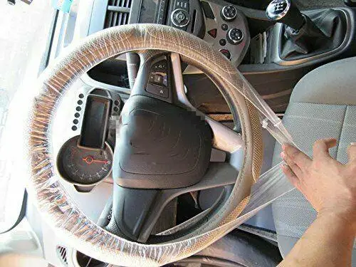 100 шт./компл. Универсальный Одноразовые Пластик крышка рулевого колеса