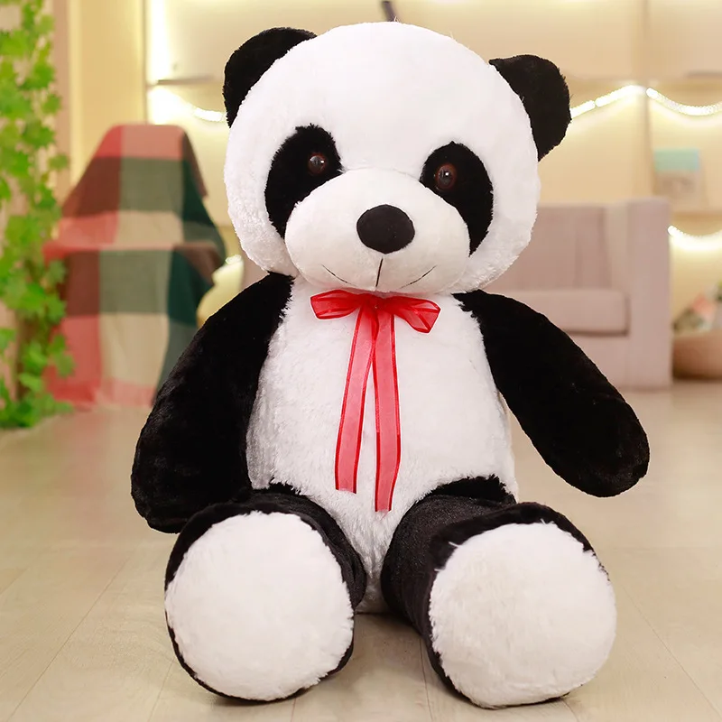 

80/100CM Baby Big Giant Panda Bear Plush Stuffed Animal Doll Animals Toy Pillow Cartoon Kawaii Dolls Girls Gifts