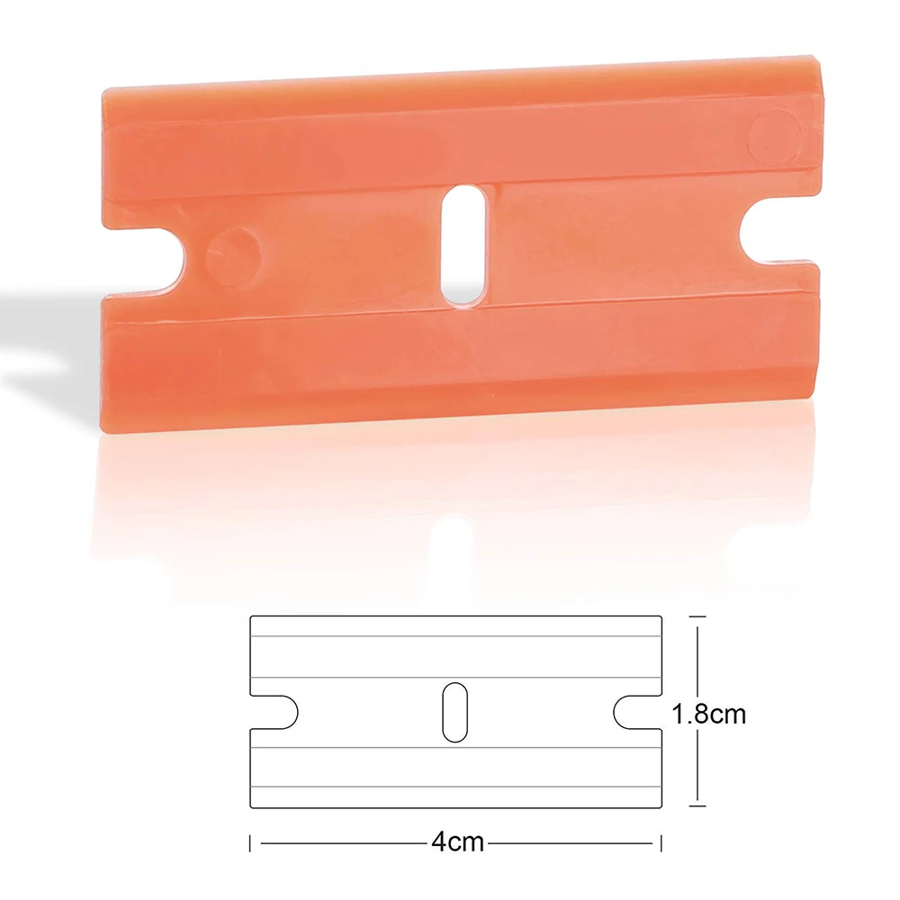 Автомобильные аксессуары 100 шт. пластиковые лезвия для бритвы углеродное волокно
