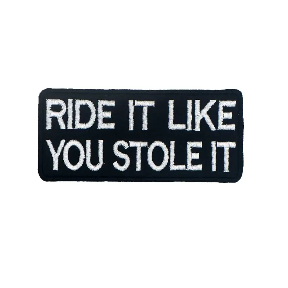 Нашивки для байкеров и мотоциклов с вышивкой креплением на крючок | Дом сад