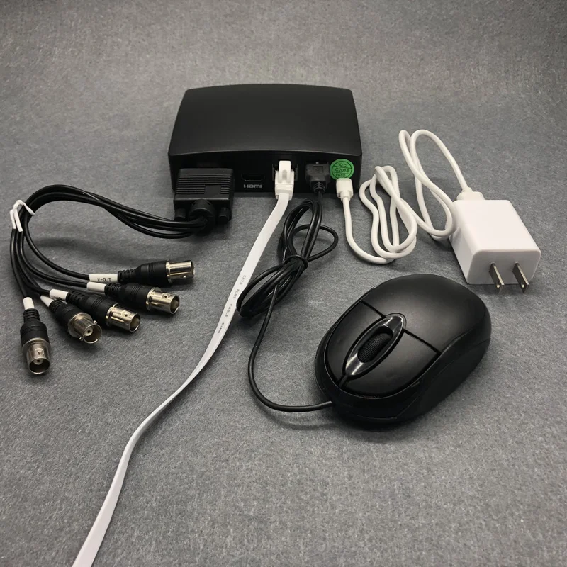 AHD 1080N 4CH DVR Мини гибридный видеорегистратор NVR 5 в 1 камера видеонаблюдения HDMI H.264