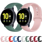 Ремешок силиконовый для samsung active 2, браслет для gear s3 galaxy Watch 3 46 мм, 20 мм22 мм 40 мм 44 мм