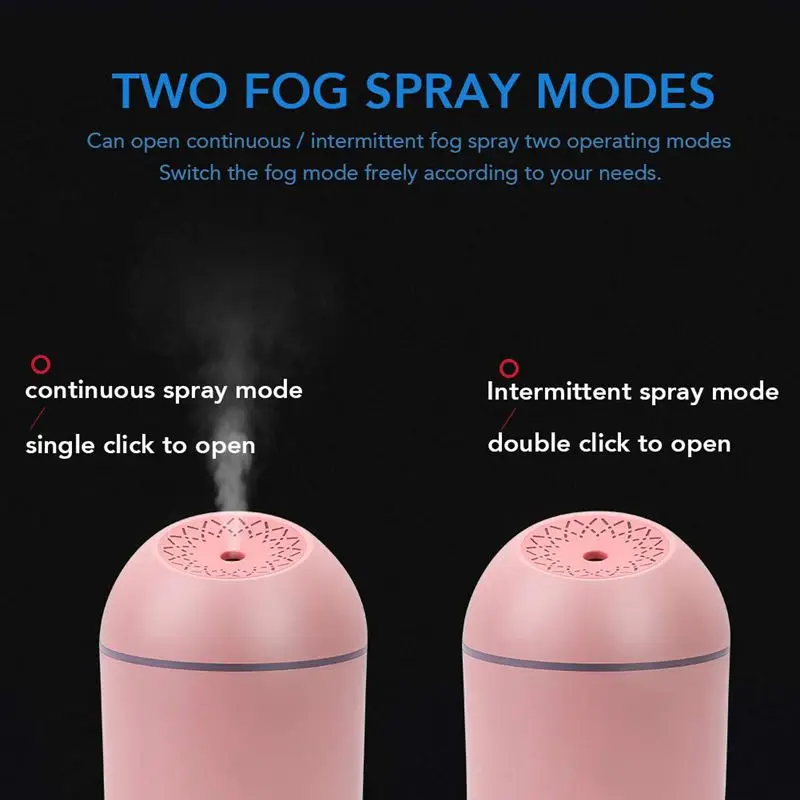350Ml Baby Humidifier Usb Portable Air Humidifiers Purifier For Cars Office Bedroom Mini Cool With Filters Adj | Бытовая техника
