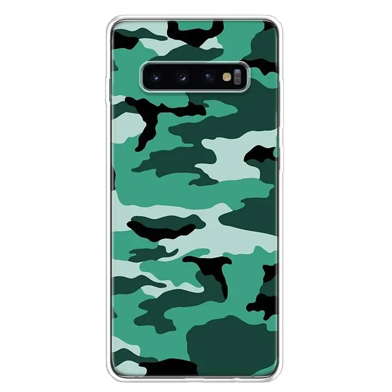 

Camouflage Camo military Army Soft Silicone Phone Case For Samsung Galaxy S10 S20 Ultra Note 10 9 8 S9 S8 Plus Pro Lite S7 S6 J4