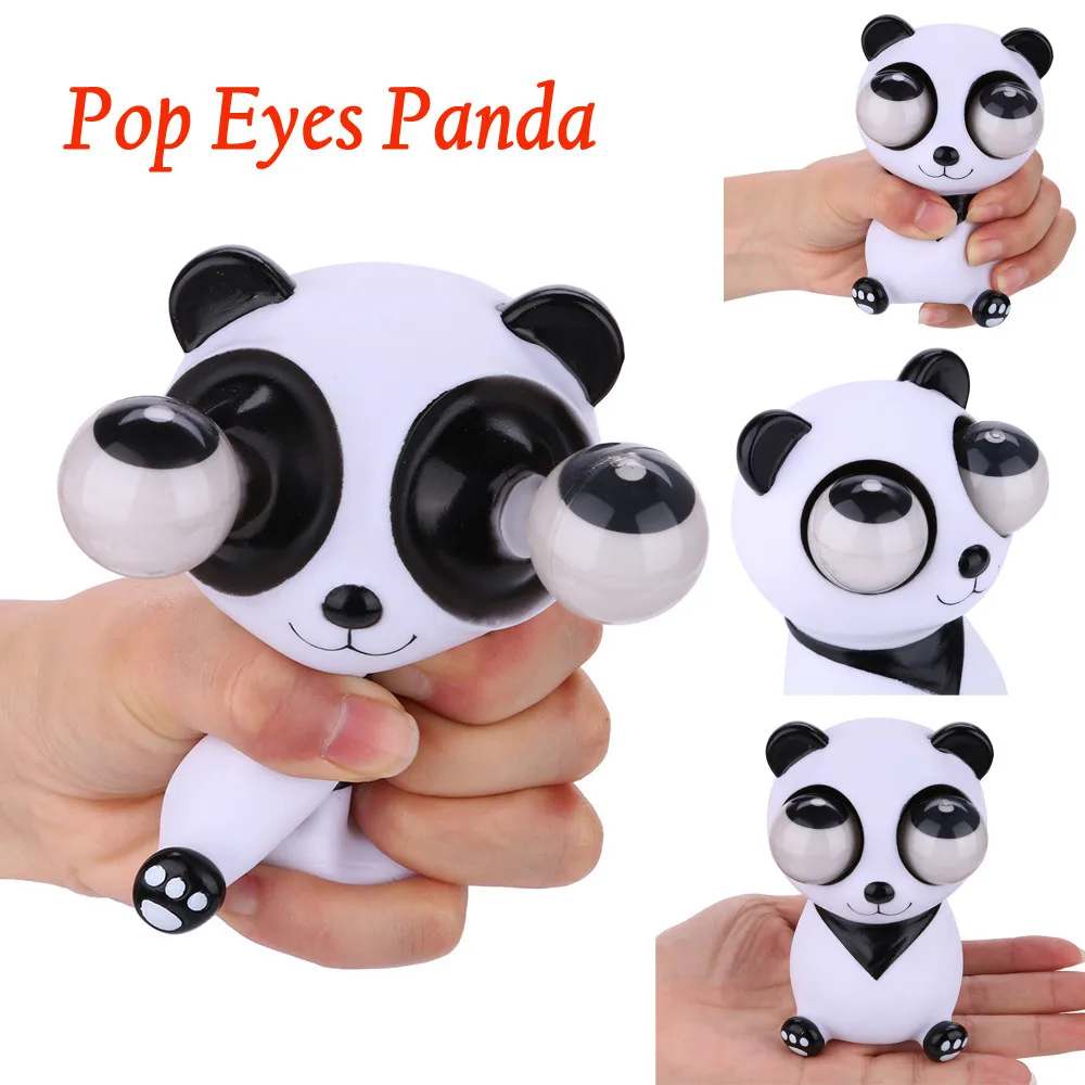 

Novelties Panda Squeeze Toys Pop It Out Stress Reliever Lovely Panda Squeeze Vent Toys Gift Toy Antistress Fidget Toys Kawaii
