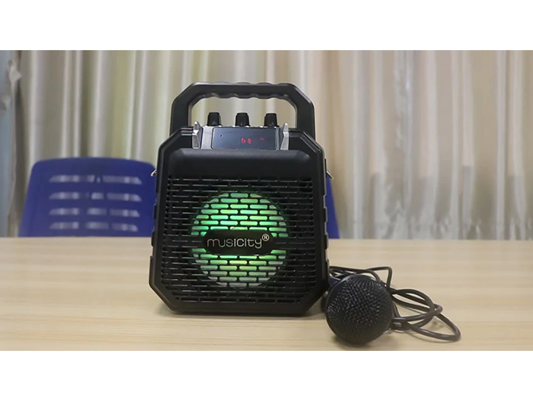 Musicity Ibastek Bluetooth Usb караоке Динамик коробка Колонка с беспроводным каналом блютус