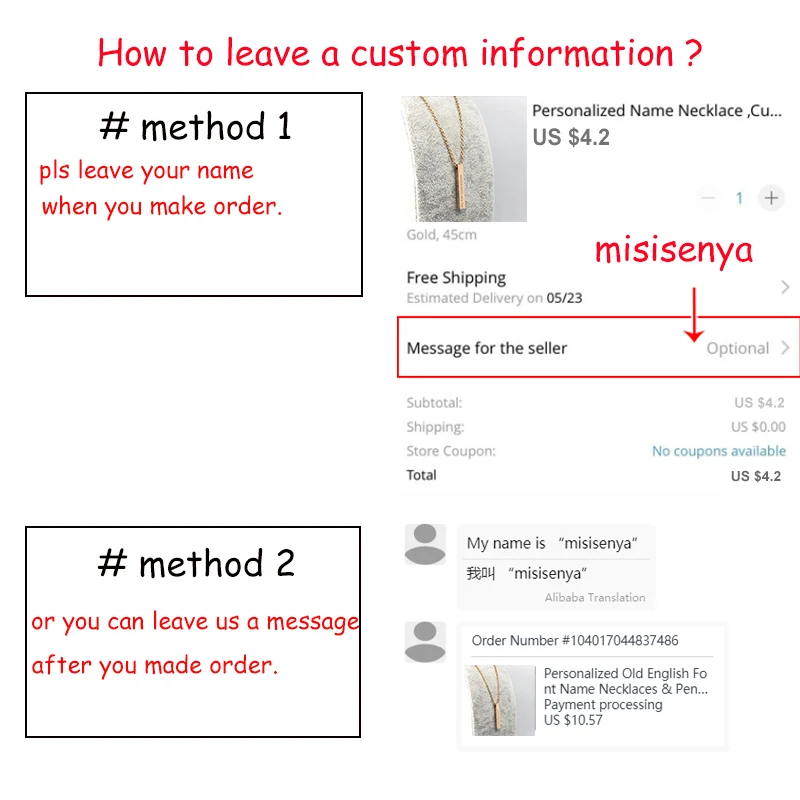 Оригинальное ожерелье для рукописного письма значимое с индивидуальной