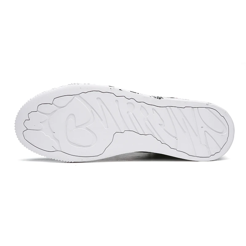 Brand New Men Sneakers High Top Women Fashion Casual Shoes Couple Printing Flat Walking Shoes Vulcanized Shoes Cool Street Shoes