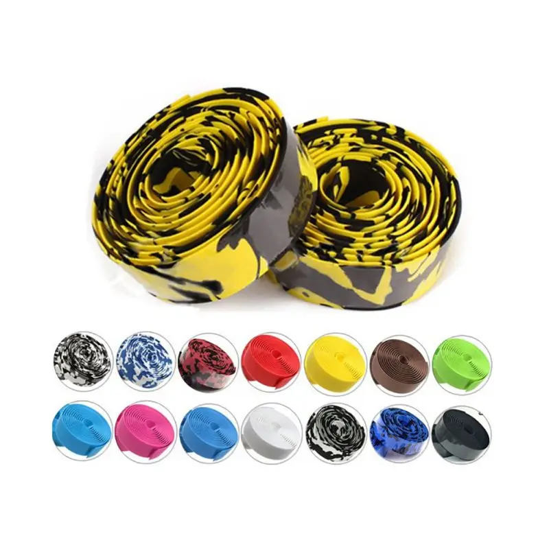 Красочные велосипедные ручки велосипедный пояс пробковый Руль Лента обмотка 2