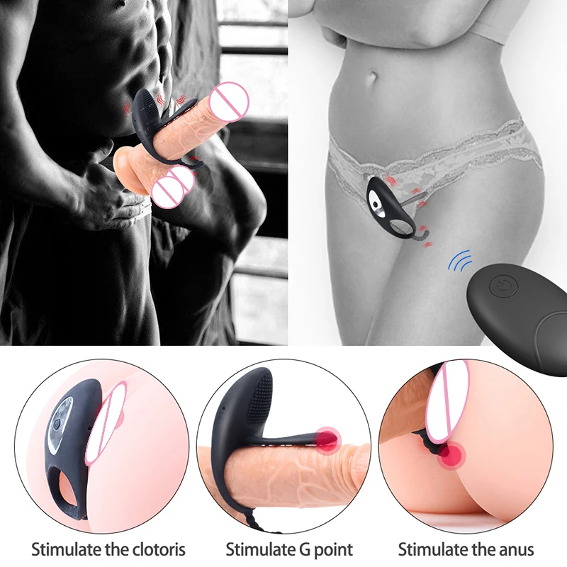 Беспроводной Пенис с дистанционным управлением кольцо на пенис 10 скоростей