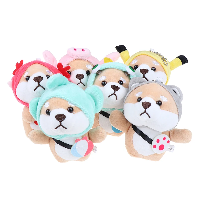 12 см Шиба ину собака плюшевые игрушки мягкие животные корги чай брелок игрушка