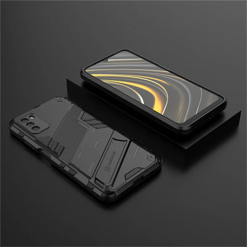 

Противоударный чехол-подставка для Xiaomi Mi Poco X3 NFC, M3 F2 Pro