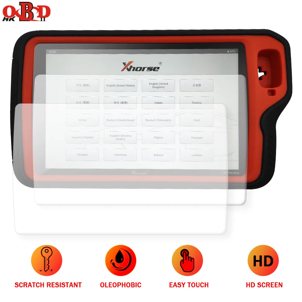 Новейшая защитная пленка HD для ключа VVDI MAX полная Защита экрана Xhorse инструмент
