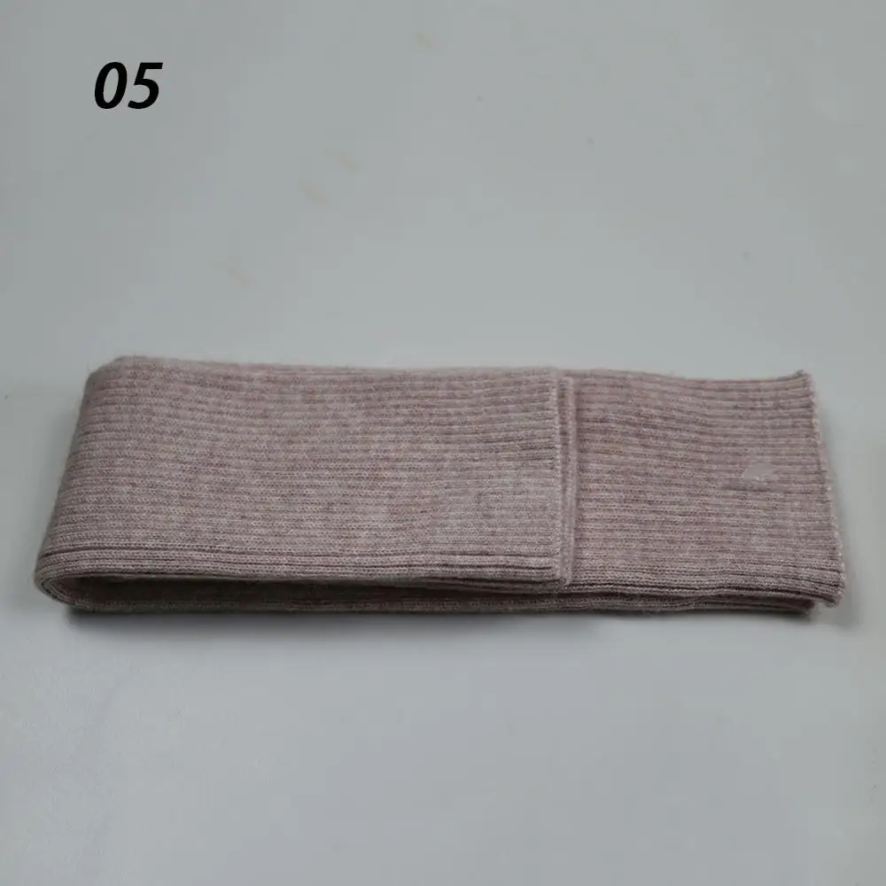 05-Tuo Hua Sparsil, женские зимние кашемировые длинные перчатки, одноцветные вязаные мягкие гетры для рук, женские осенние перчатки без пальцев, перчатки длиной 60 см - Цвет: 05-Tuo Hua
