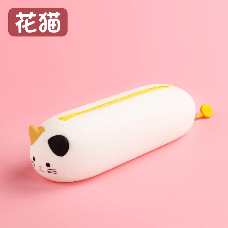 

Silicone Pencil Case Girl 2021 Popularity Simplicity INS Japanese High-value Original Cartoon Cute
