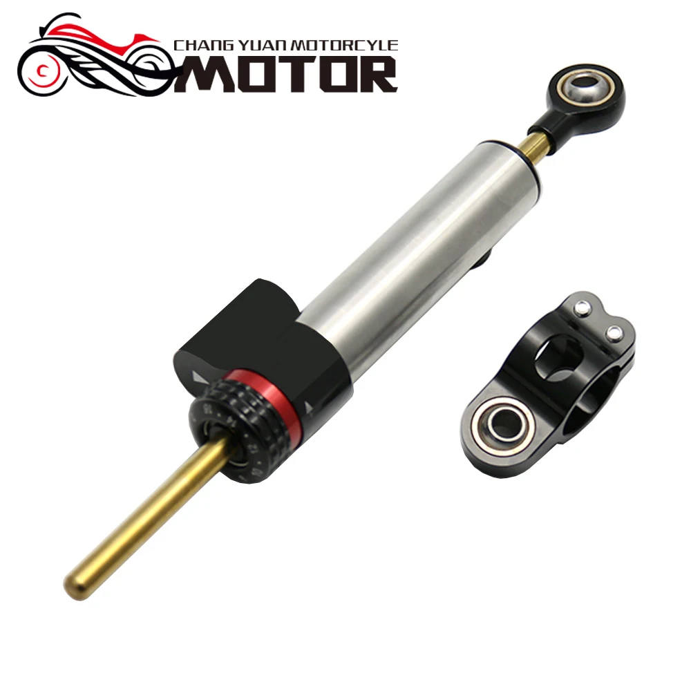 Estabilizador de amortiguador dirección Регулируемый универсальный для KTM Duke 200 Suzuki GSXR 600 Honda CBR F4i GSR