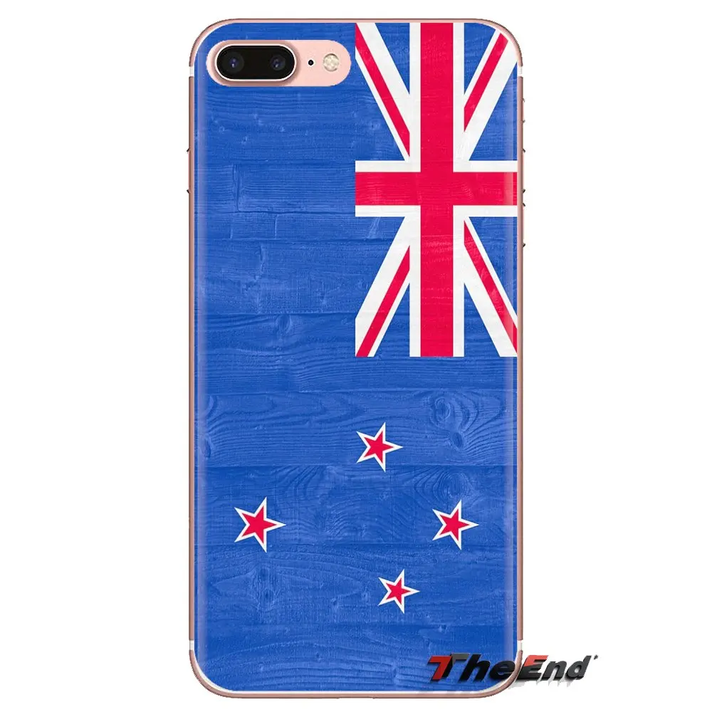 Силиконовый Корпус чехол новый национальный флаг Новой Зеландии баннер для Samsung