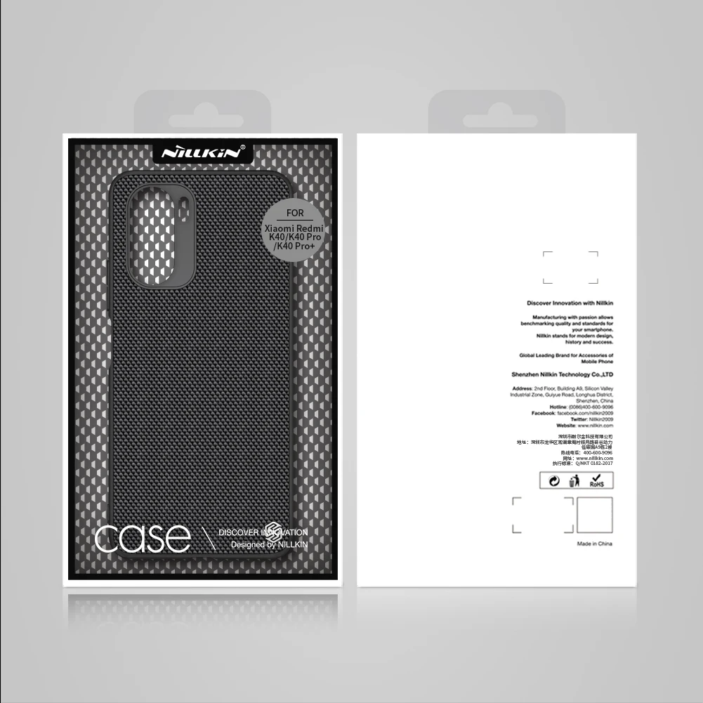 for Xiaomi POCO M4 Pro 5G NFC Case Nillkin Textured Nylon Fiber Durable Non-slip Shockproof Back Cover on POCO F3 X3 NFC Pro