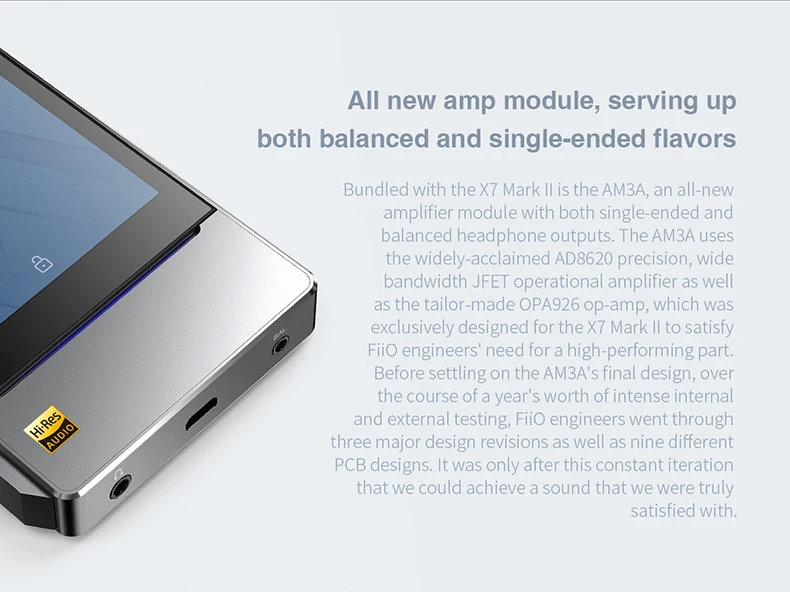 FiiO X7II x7 ii X7 Mark II с сбалансированным модулем AM3A на базе Android wifi Bluetooth 4,1 APTX без потерь DSD портативный музыкальный плеер