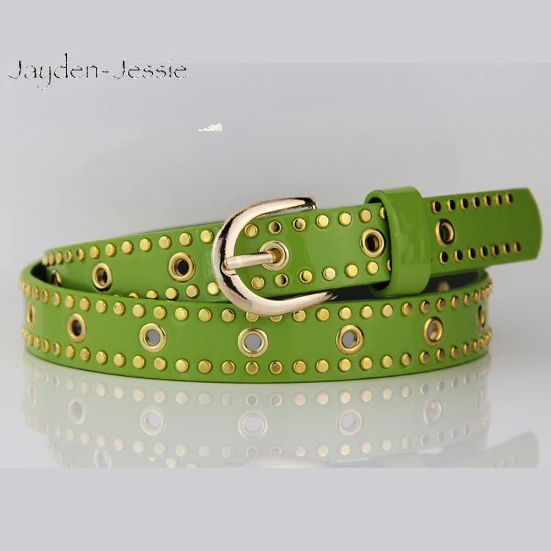 Популярный пояс в стиле панк для ночных клубов уличных танцев женский тонкий