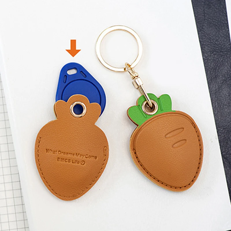 Полезный кожаный брелок для ключей персональный контроля доступа чехол подвеска