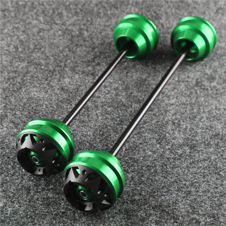 Z800 Передняя и задняя оси защита вилочного колеса Противоударная накладка