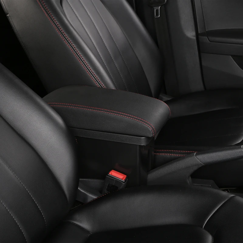Ящик для хранения центральной консоли Peugeot 2008 двухслойный подлокотник USB зарядка