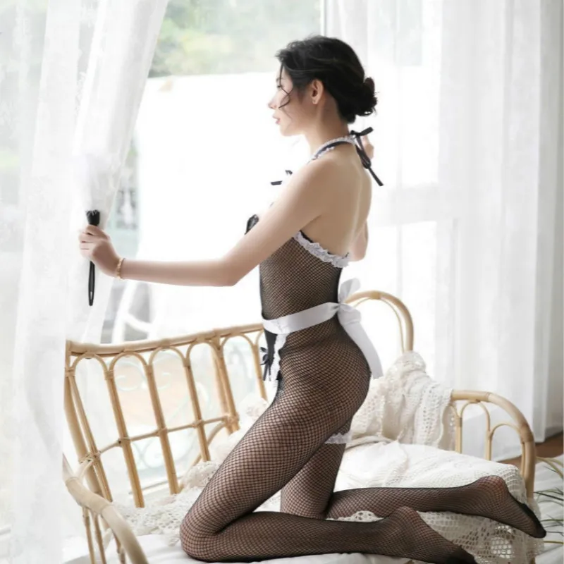 Женское сексуальное нижнее белье корсет Рыболовная Сеть платье Lenceria стринги пуш