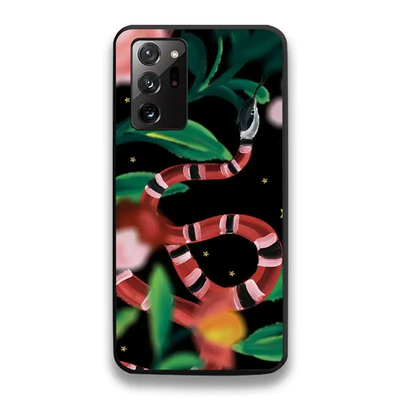 

Luxury brand snake shaped Phone Case For Samsung Galaxy Note20 ultra 7 8 9 10 Plus lite M51 M21 M31 J8 2018 Prime
