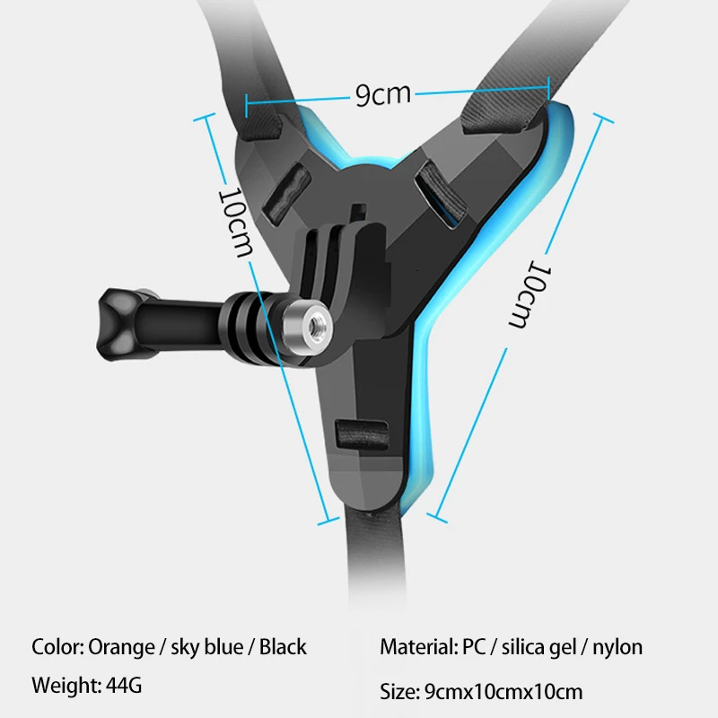 Крепление для камеры мотоциклетного шлема держатель экшн GoPro набор с пряжкой