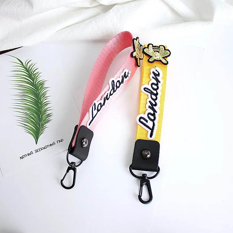 Модные милые Мультяшные шнурки на шею с мишкой Тедди для ключей ID Card тренажерный