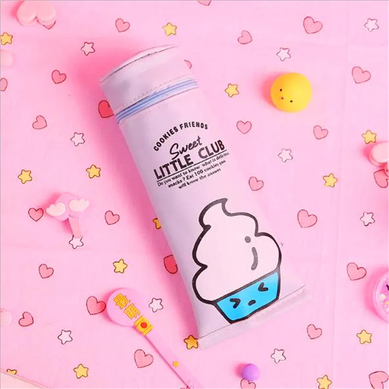 Ice Cream 1 шт. креативная трехмерная зубная паста пенал большой емкости карандаш «кавай» сумка для хранения канцелярские принадлежности для студентов - Цвет: Ice Cream