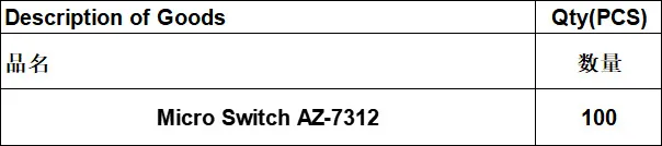 

limit switch order list