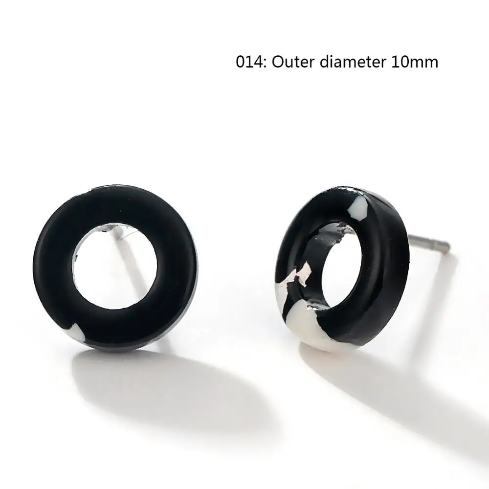 Новые богемные Модные леопардовые серьги из цинкового сплава для женщин круглые