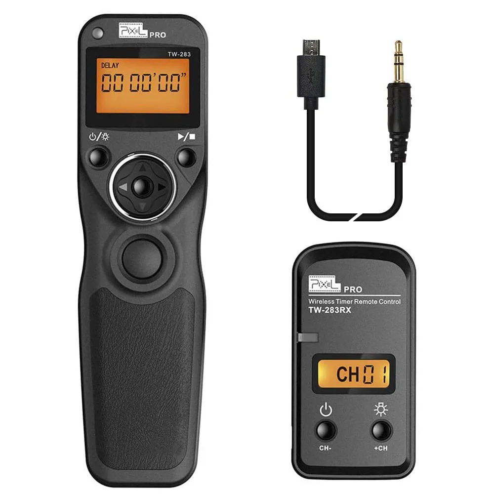 

Pixel TW-283 FJ Wireless Remote Shutter Release Timer Remote Control Compatible for Fujifilm GFX 50S, X-Pro2, X-T2, X-T20 etc.