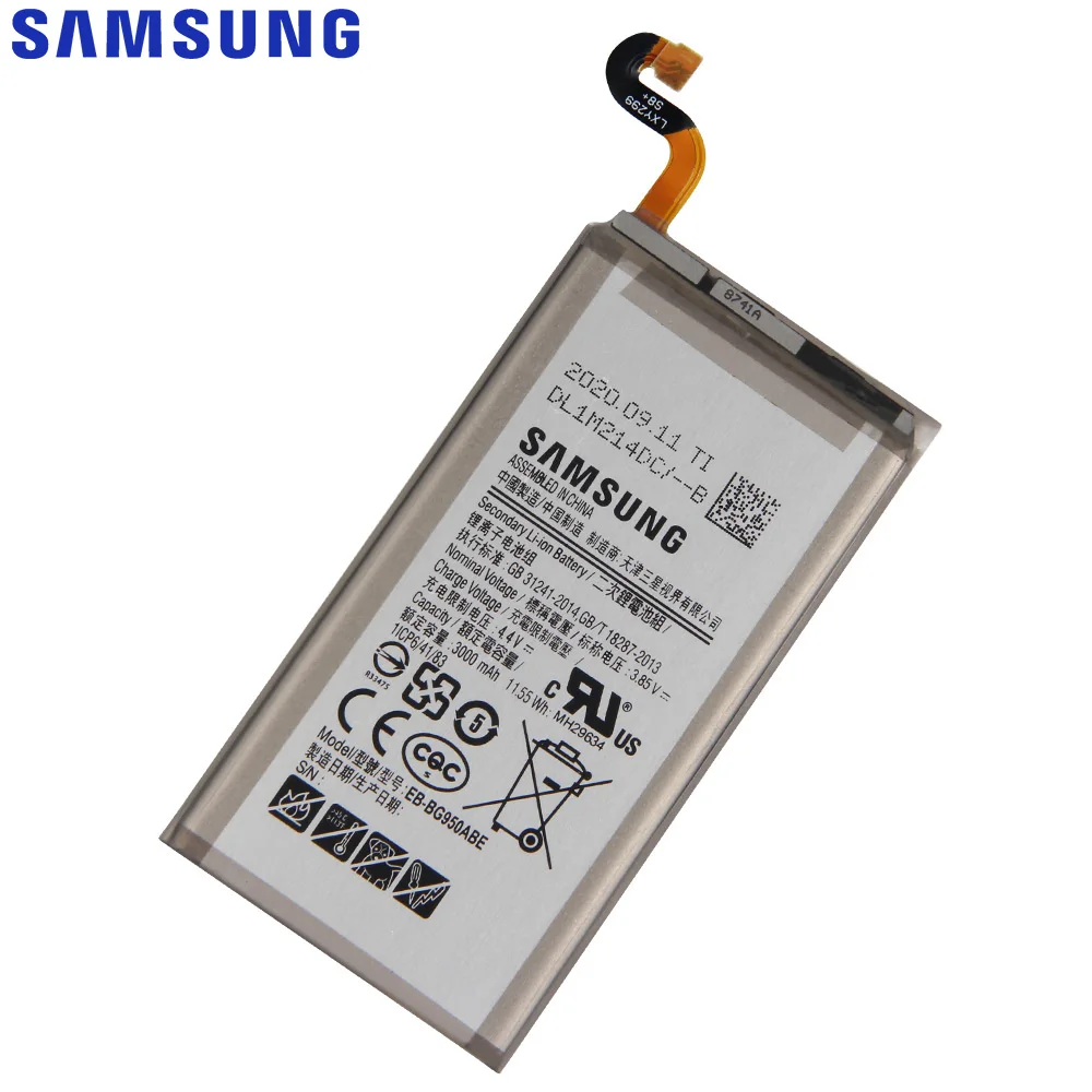 Оригинальная Аккумуляторная батарея для SAMSUNG GALAXY S8 телефон G950F G9500 G950U мечта 3000