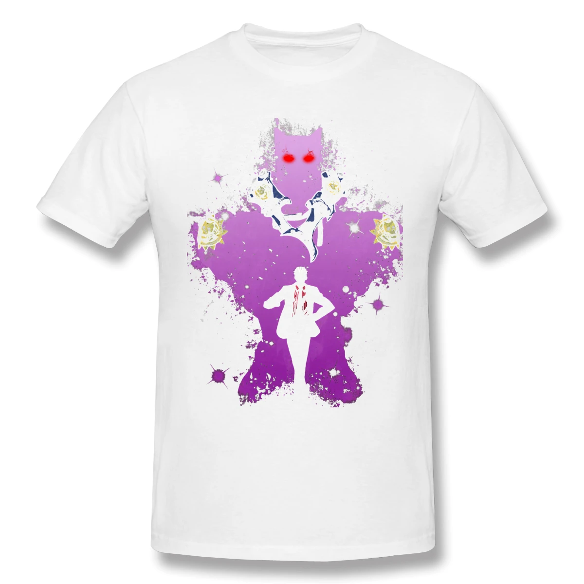 Новая летняя футболка Yoshikage Kira Bite The Dust хлопковая Футболка jojo Необычные