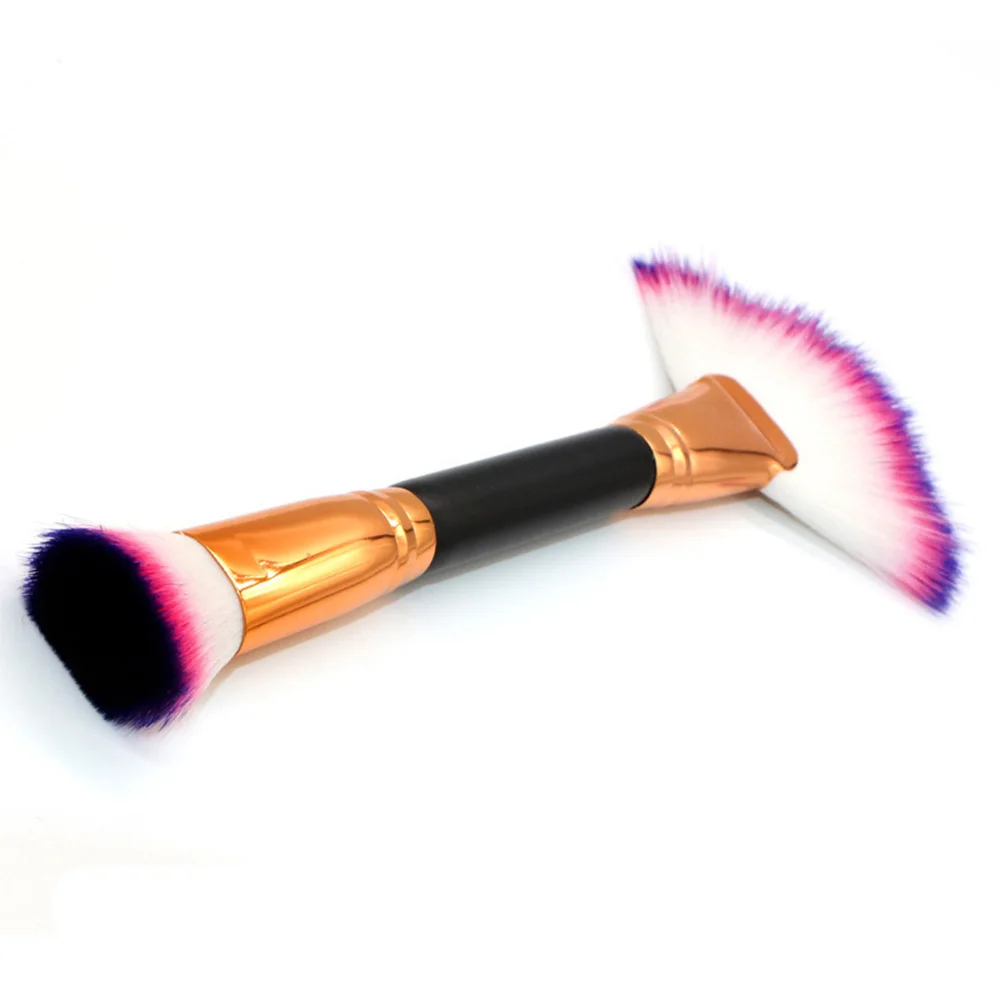 1 шт. 4 цвета двухсторонняя кисть для декоративной косметики Румяна лица основы