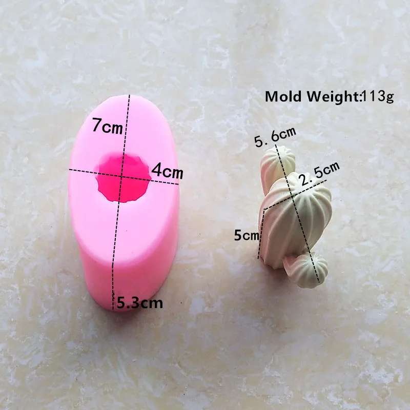 Форма для выпечки торта в виде кактуса силиконовая форма свечи гипсовая