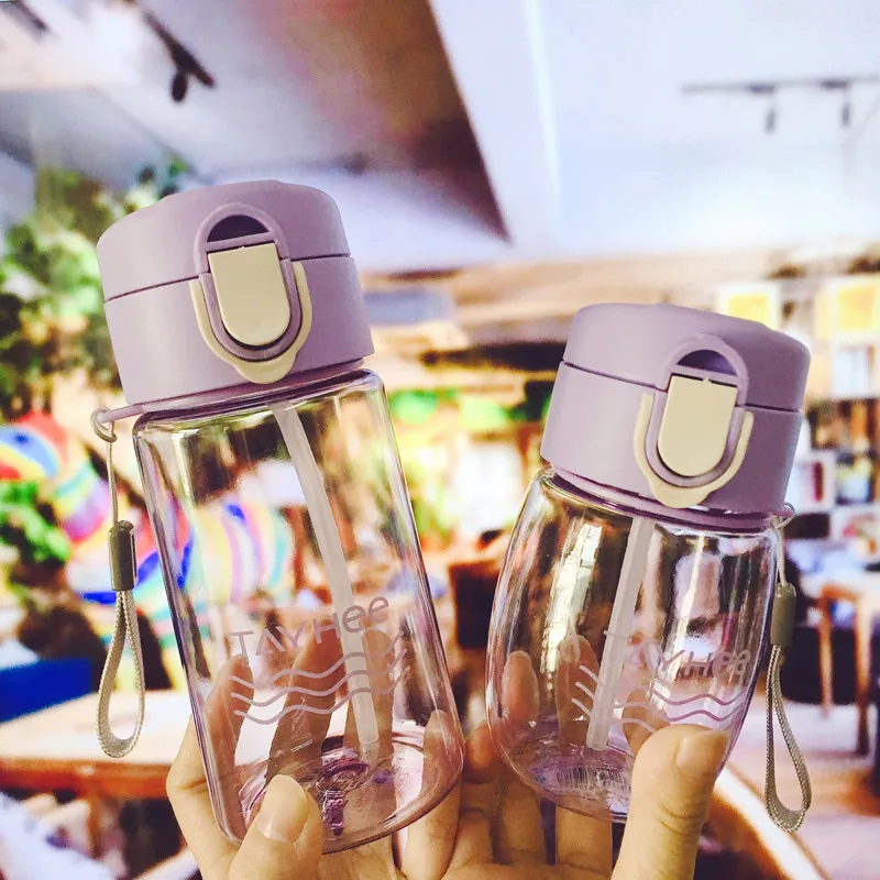 330/420 мл детская чашка Милая Детская Бутылочка для питьевой воды с ручкой обучения Бутылочки молока|Чашки| |